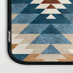 Aztec Pattern Blue Colors Laptop Sleeve Gallery Image 3