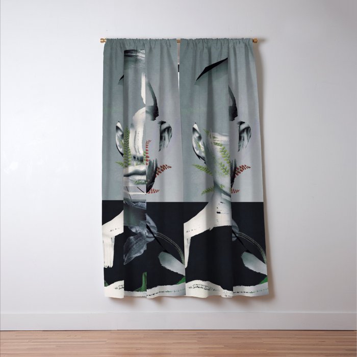 Abstract Portrait 8 Window Curtain Gallery Image 3