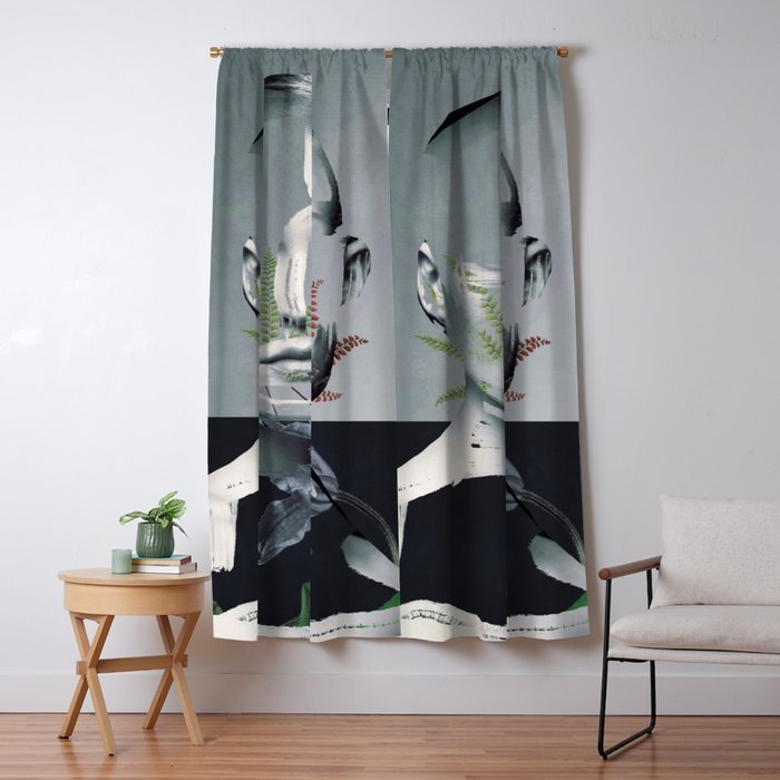 Abstract Portrait 8 Window Curtain Gallery Image 1