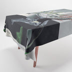 Abstract Portrait 8 Tablecloth Gallery Image 1