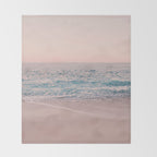 ROSEGOLD BEACH MORNING LANDSCAPE Throw Blanket Gallery Image 2
