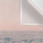 ROSEGOLD BEACH MORNING LANDSCAPE Wall Tapestry Gallery Image 3