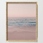 ROSEGOLD BEACH MORNING LANDSCAPE Serving Tray Gallery Image 1