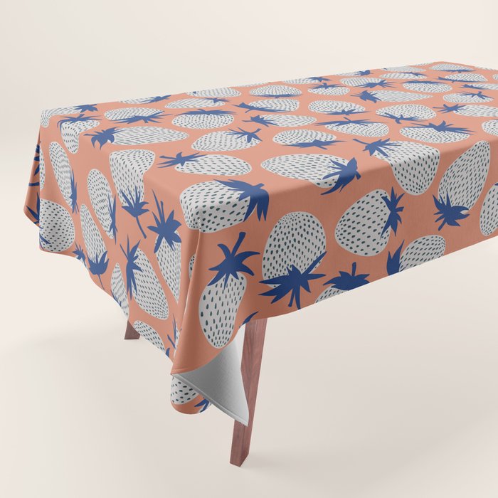 Inky Strawberries Tablecloth Gallery Image 1