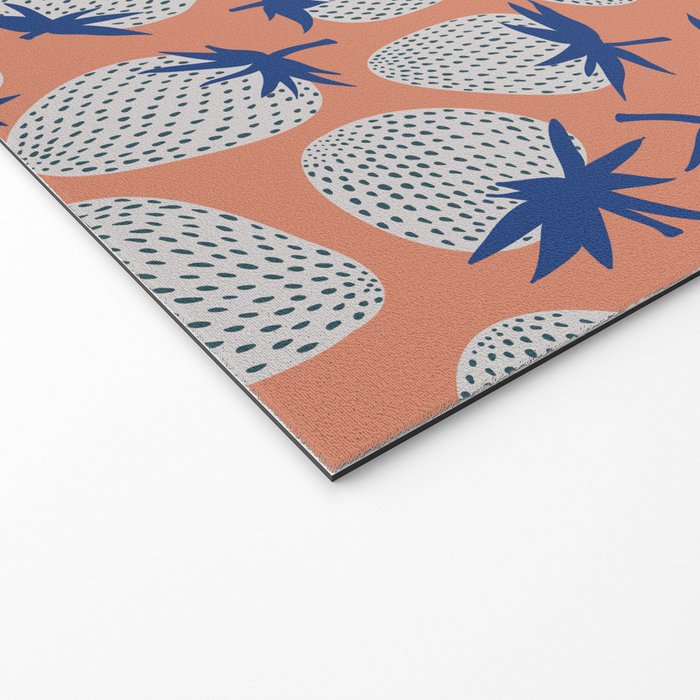 Inky Strawberries Welcome Mat Gallery Image 2