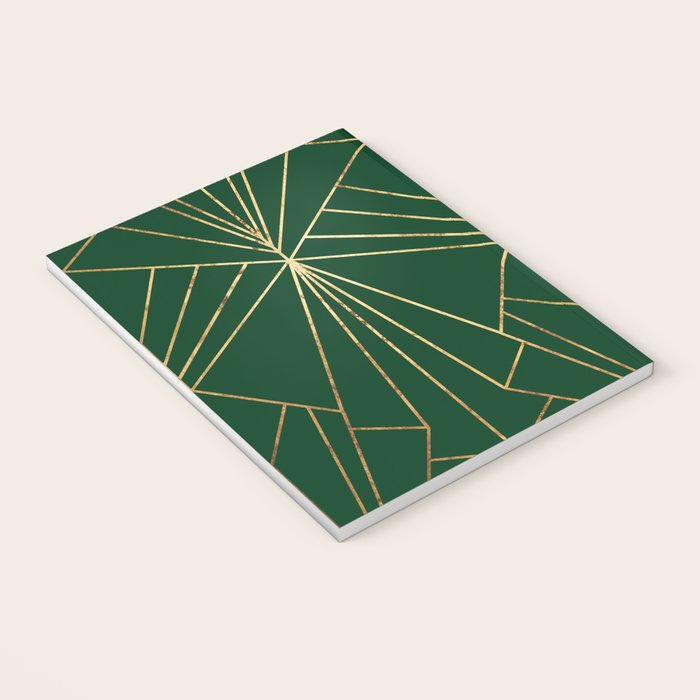 Art Deco in Emerald Green - Large Scale Notebook Gallery Image 3
