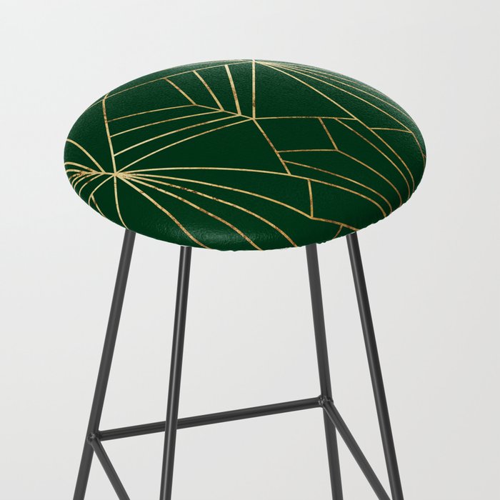 Art Deco in Emerald Green - Large Scale Stool Gallery Image 2