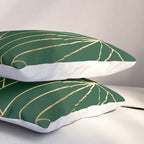 Art Deco in Emerald Green - Large Scale Pillow Sham Gallery Image 3