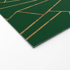Art Deco in Emerald Green - Large Scale Welcome Mat Gallery Image 2