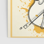 Abstract Minimal Musical Instrument 3 Poster Gallery Image 3