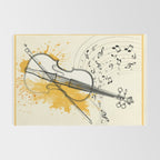 Abstract Minimal Musical Instrument 3 Rug Gallery Image 2