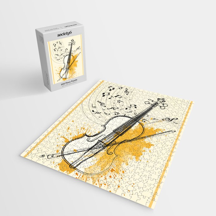 Abstract Minimal Musical Instrument 3 Jigsaw Puzzle Gallery Image 2