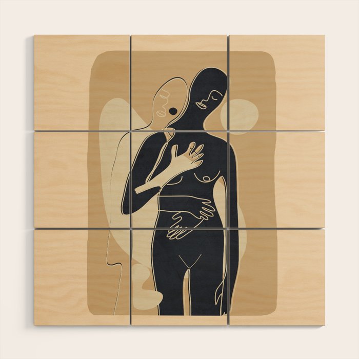 Abstract Feeling 10 Wood Wall Art Gallery Image 1