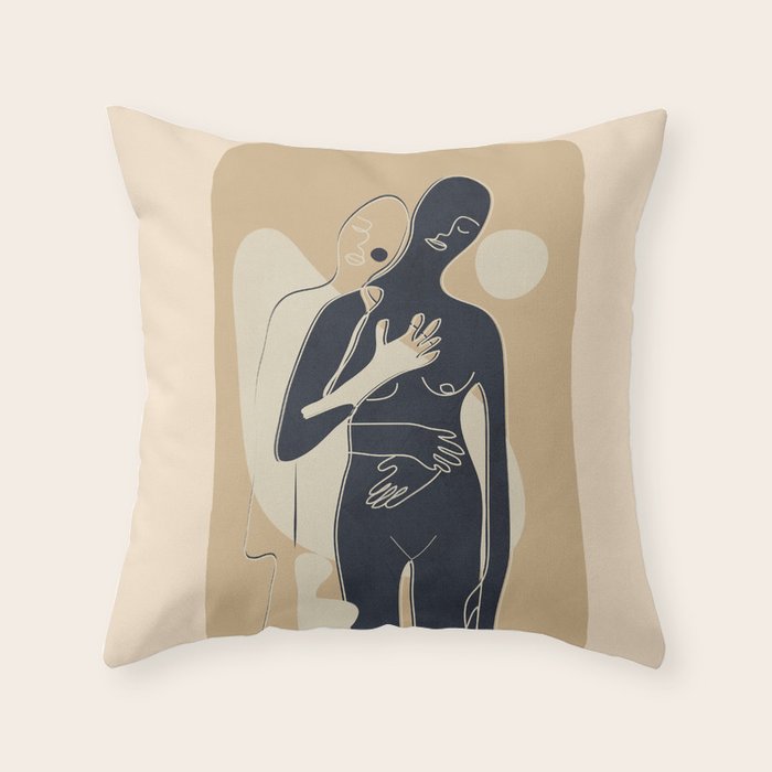 Abstract Feeling 10 Throw Pillow Gallery Image 6