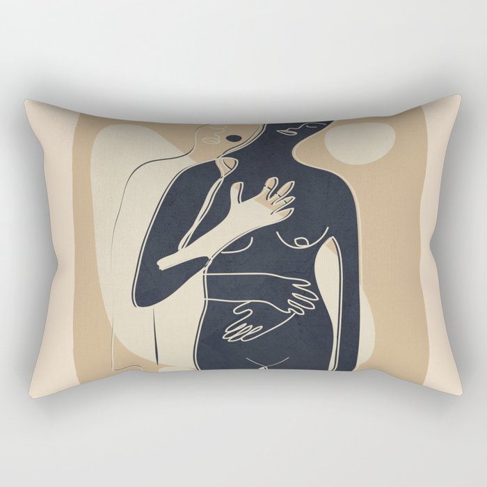Abstract Feeling 10 Rectangular Pillow Gallery Image 1