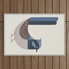 Whimsy Superb Fairywren Outdoor Rug Gallery Image 1