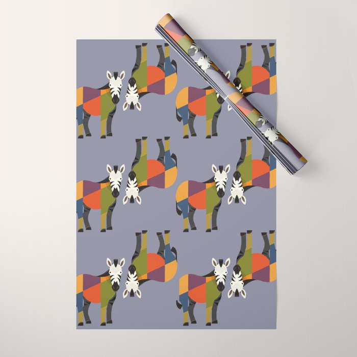 Zebra Wrapping Paper Gallery Image 1