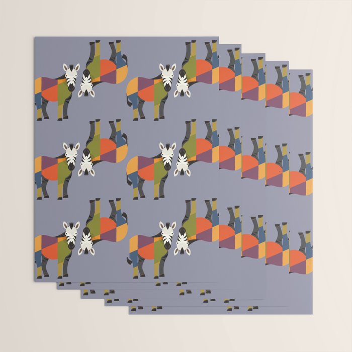 Zebra Wrapping Paper Gallery Image 3