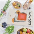 Negroni Minimalist Mid Century Modern Cocktail Print Cutting Board Gallery Image 2