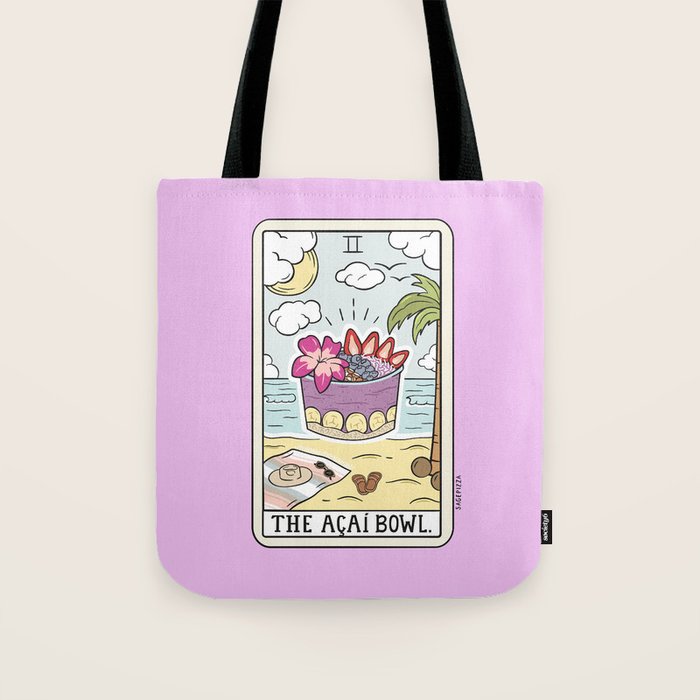 ACAI BOWL READING Tote Bag Gallery Image 1