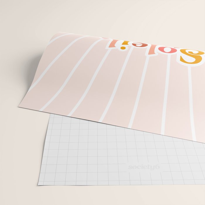 Soleil All day - Positive words Wrapping Paper Gallery Image 2