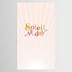 Soleil All day - Positive words Tablecloth Gallery Image 2