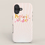 Soleil All day - Positive words iPhone Case Gallery Image 1