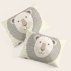 Whimsical Lion Pillow Sham Gallery Image 3