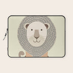 Whimsical Lion Laptop Sleeve Gallery Image 1