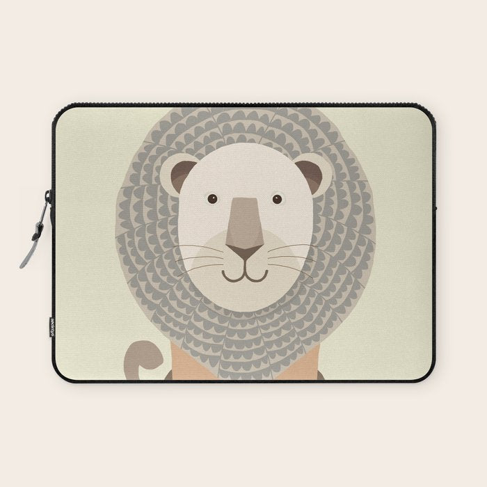 Whimsical Lion Laptop Sleeve Gallery Image 1