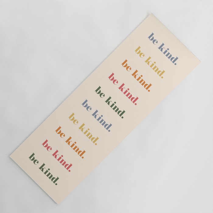 Be Kind Yoga Mat Gallery Image 1