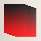 Black Red Neon Nights Ombre Wrapping Paper Gallery Image 3