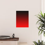 Black Red Neon Nights Ombre Poster Gallery Image 2