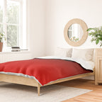 Black Red Neon Nights Ombre Duvet Cover Gallery Image 2