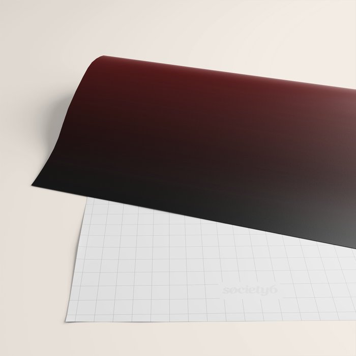 Black Red Neon Nights Ombre Wrapping Paper Gallery Image 2