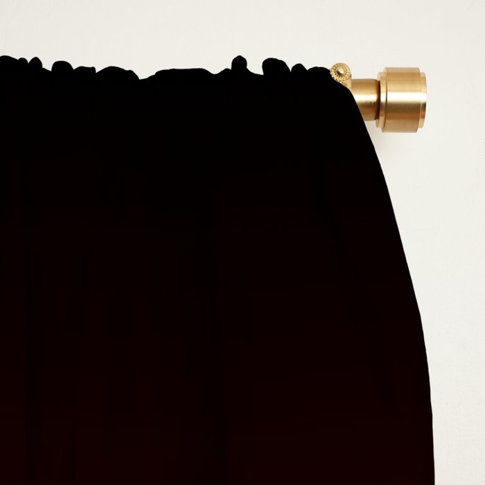 Black Red Neon Nights Ombre Window Curtain Gallery Image 2