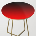 Black Red Neon Nights Ombre Side Table Gallery Image 2