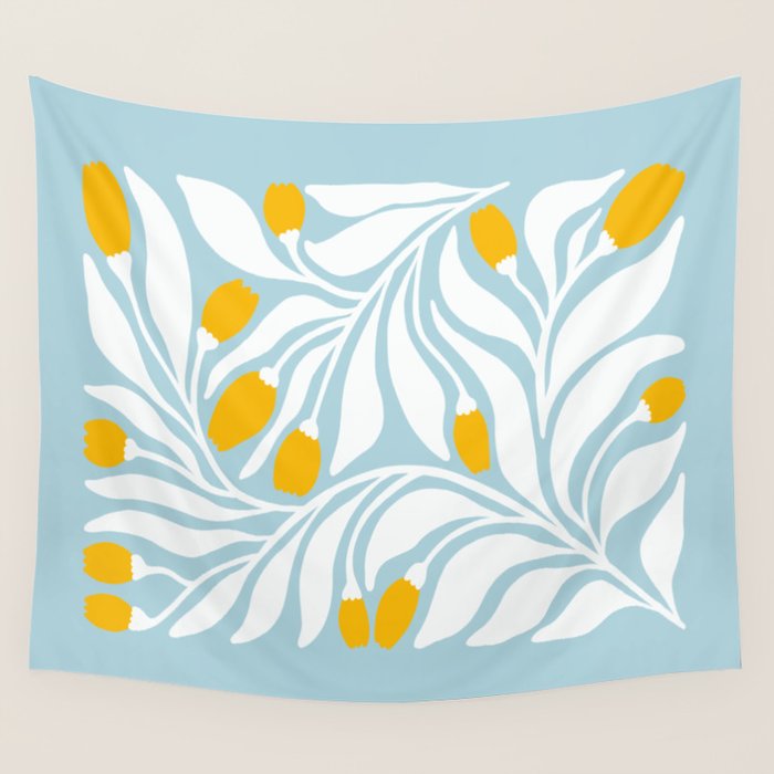 French Tulips Wall Tapestry Gallery Image 1