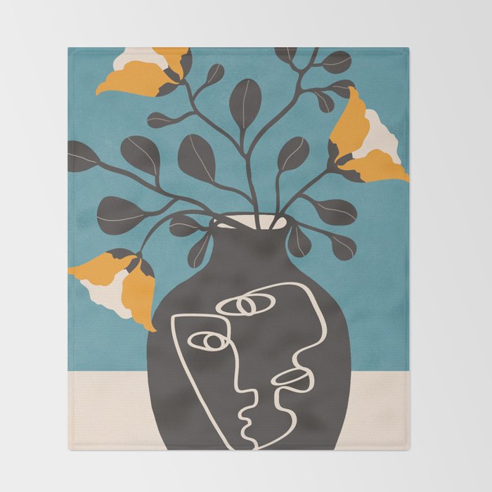 Whispers in Bloom 5 Throw Blanket Gallery Image 2