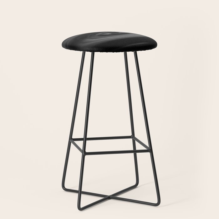 Zen water droplet in pool of water black and white inspirational photograph art print Stool Gallery Image 1