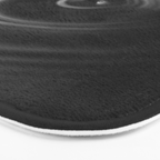 Zen water droplet in pool of water black and white inspirational photograph art print Bath Mat Gallery Image 3