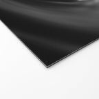 Zen water droplet in pool of water black and white inspirational photograph art print Welcome Mat Gallery Image 2