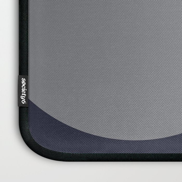 Midnight Geometry - Modern Abstract Laptop Sleeve Gallery Image 3
