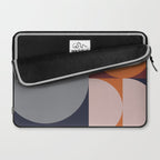 Midnight Geometry - Modern Abstract Laptop Sleeve Gallery Image 2