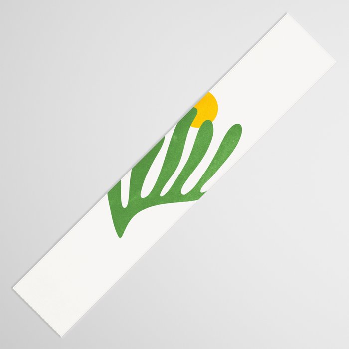 Green Leaf & Sun: Matisse Edition | Mid Century Series Table Runner Gallery Image 3