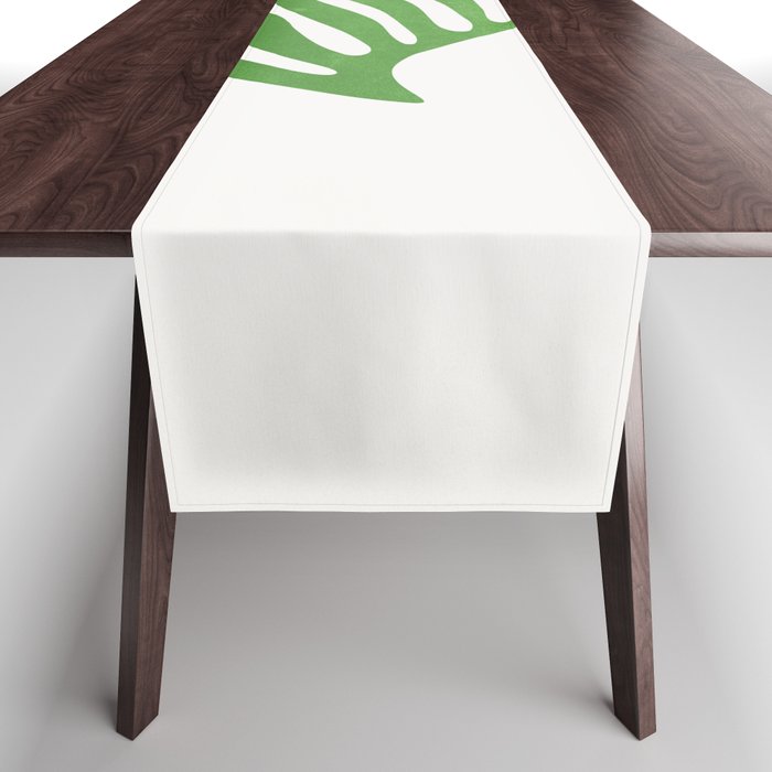 Green Leaf & Sun: Matisse Edition | Mid Century Series Table Runner Gallery Image 1