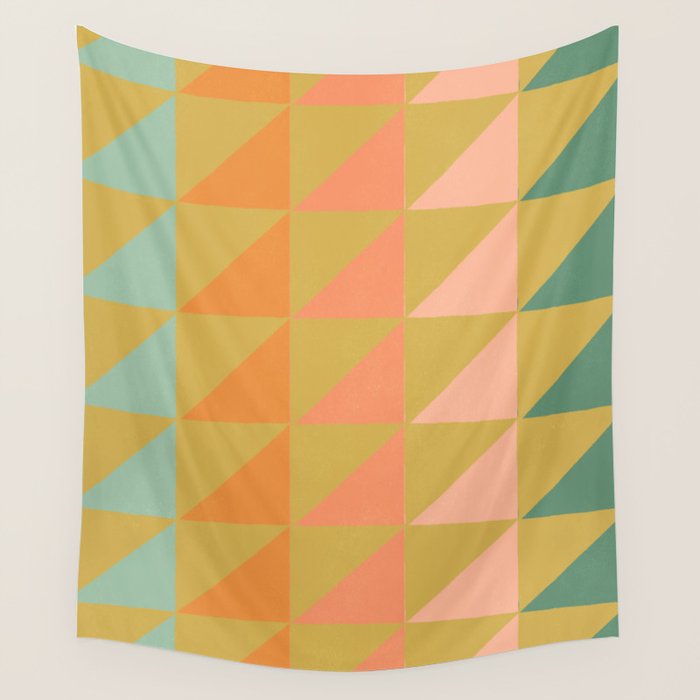 Desert Triangles Wall Tapestry Gallery Image 1