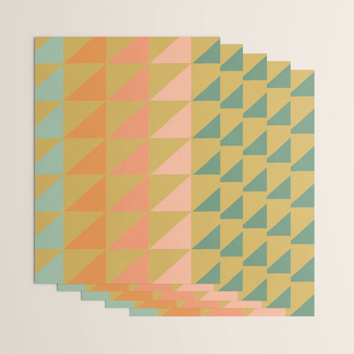 Desert Triangles Wrapping Paper Gallery Image 3