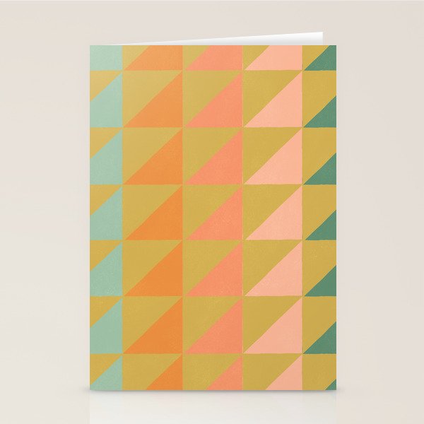 Desert Triangles Stationery Card Gallery Image 2