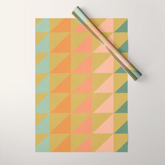 Desert Triangles Wrapping Paper Gallery Image 1